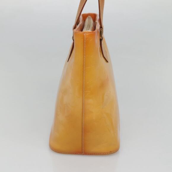 LOUIS VUITTON Monogram Vernis Houston Hand Bag Beige M91004 - Picture 4 of 12